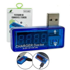 Testador e medidor usb de voltagem amperagem X-Cell mod. XC-T-USB - imagem 2