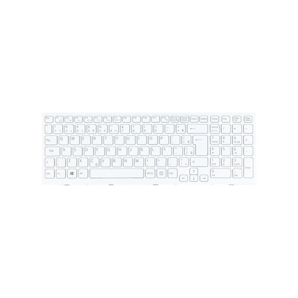 Teclado para notebook Sony Vaio Pcg 71911x V116646f Br Com Ç