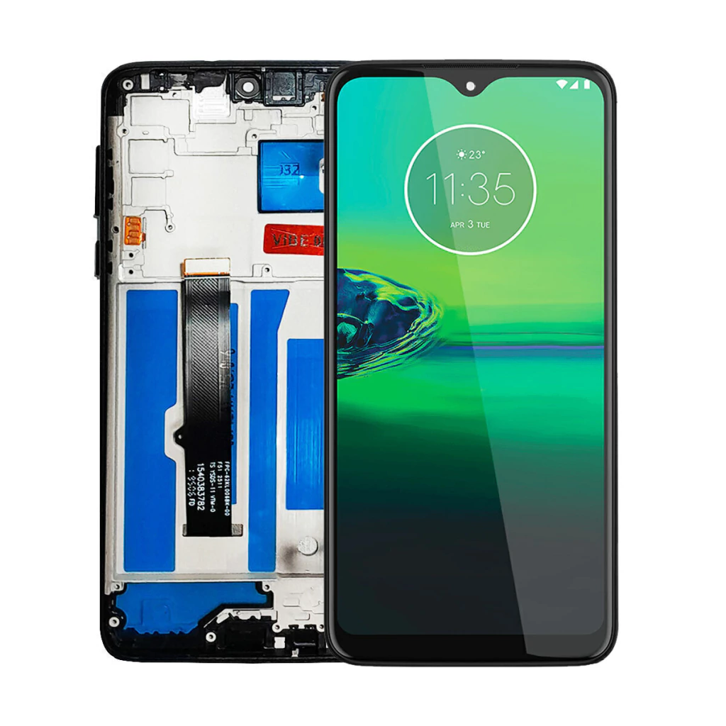 Tela Display Frontal para Motorola Moto G8 Play Com Aro Original