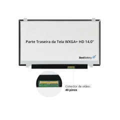 Tela LCD para Notebook B140RW02 - imagem 2