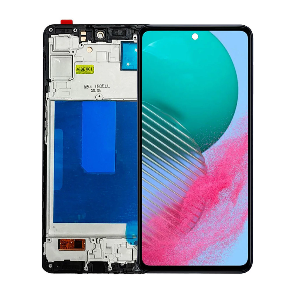 Tela Display Frontal para Samsung Galaxy M54 Incell Com Aro