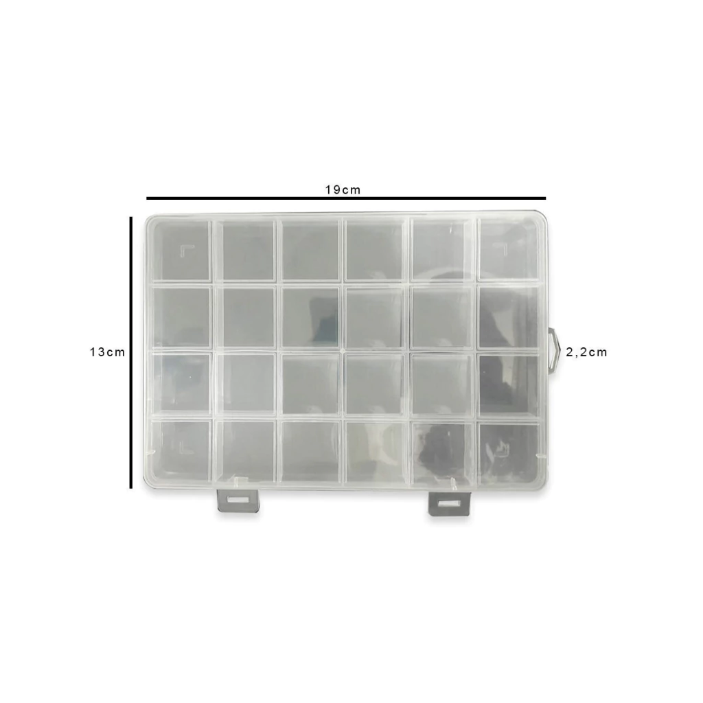 Caixa Organizadora X-Cell com 24 Compartimentos - Modelo XC-CO-02