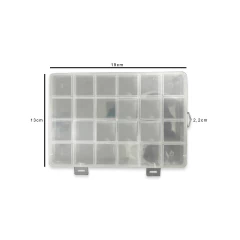 Caixa Organizadora X-Cell com 24 Compartimentos - Modelo XC-CO-02 - imagem 1