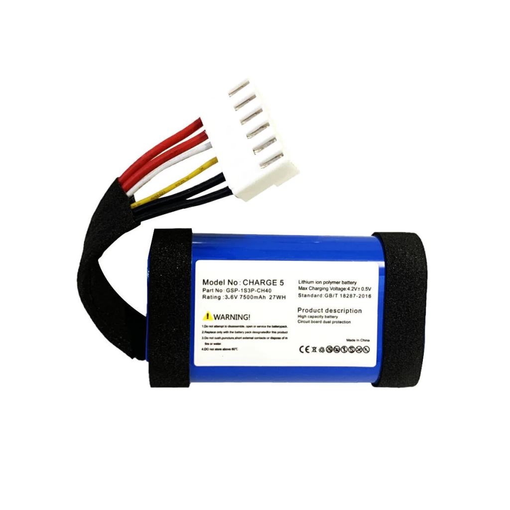 Bateria para JBL Charge 5 GSP-1S3P 3.6v 7500 mAh