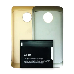Kit tampa traseira + bateria Gk40 para Moto G5 Xt1672 - imagem 1