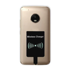 Adaptador receptor carregador indução wireless micro usb V8 - imagem 3