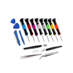 Kit jogo chave fenda philips, torx, estojo precisão celular com 16 peças (kit profissional) - marca: luatek - imagem 3