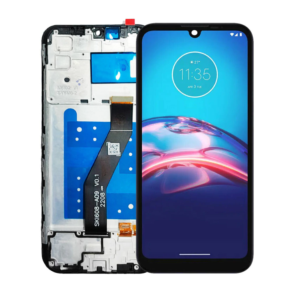 Tela Display Frontal para Motorola Moto E6s Com Aro