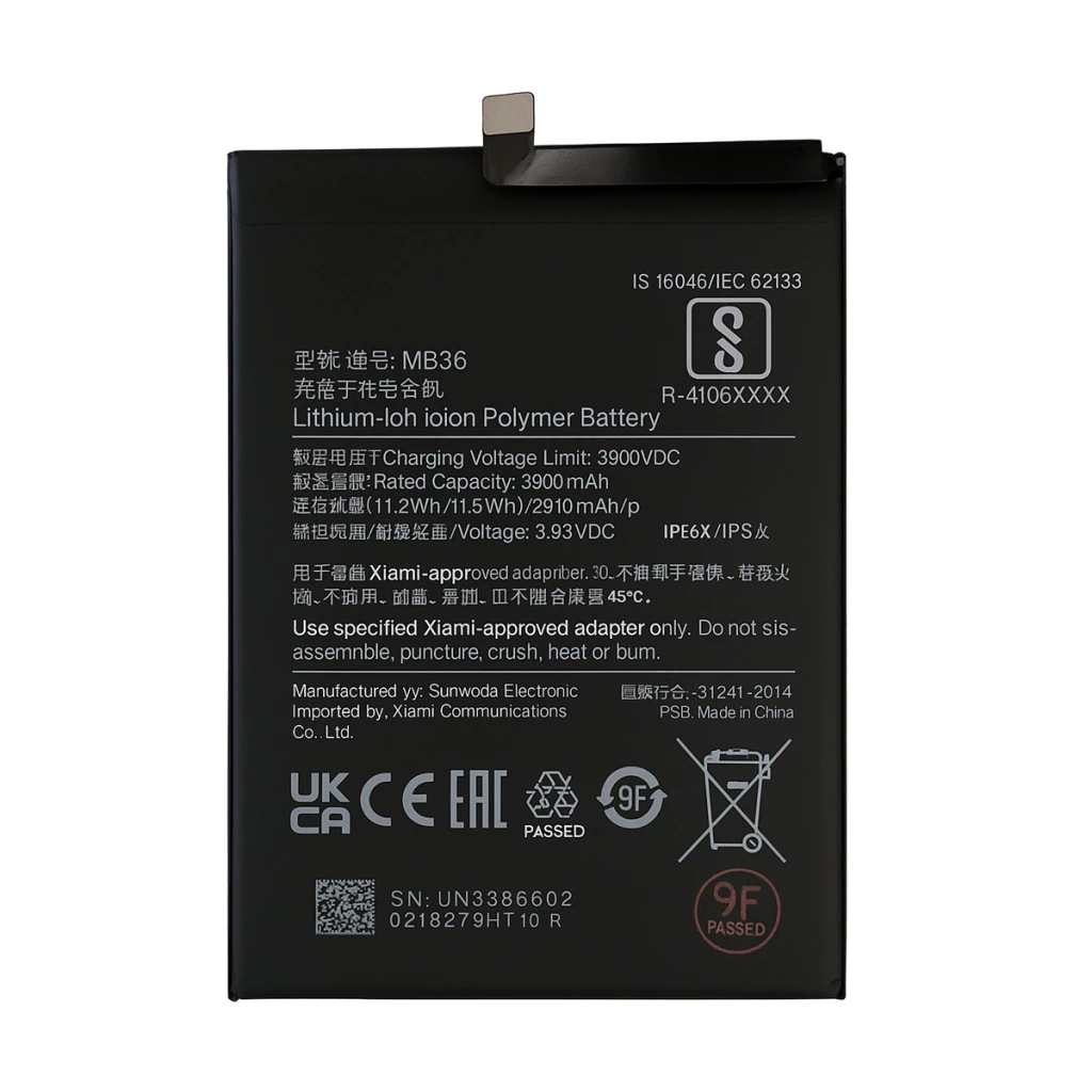 Bateria para Xiaomi Mi A2 / Mi 6X BN36