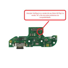 Placa de carga para Motorola Moto G8 Play versão M - imagem 2