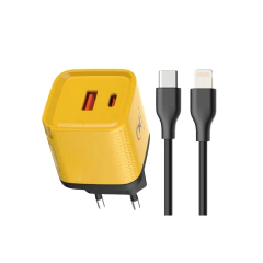 Carregador ultra rápido bivolt 5A 45W GaN com cabo Lightning X-Cell mod. XC-UR56 - imagem 3