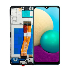 Tela Display Frontal para Samsung Galaxy A02s Com Aro - imagem 1