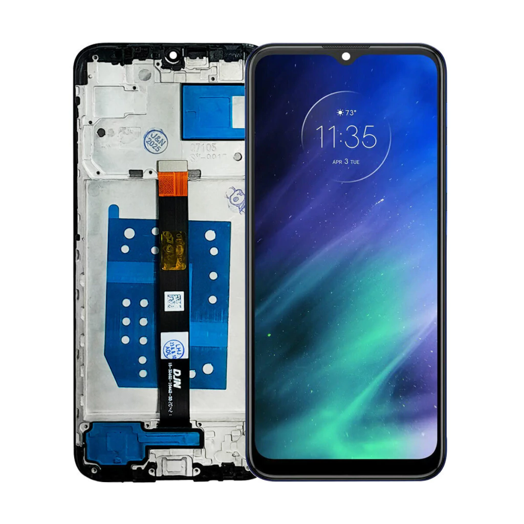 Tela Display Frontal para Motorola Moto One Fusion Com Aro
