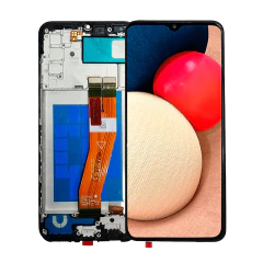 Tela Display Frontal para Samsung Galaxy A02 / S12 / M12 / A32 5G/ M32 5G Com Aro - imagem 1