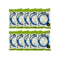 Kit com 10 cabos de rede CAT5SE 1 metro marca X-Cell - imagem 1
