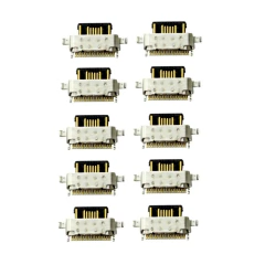 Kit com 10 conectores de carga para Motorola Moto G7 Power - imagem 1