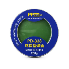 Pasta de solda verde PP Wong PD-338 250g - imagem 1