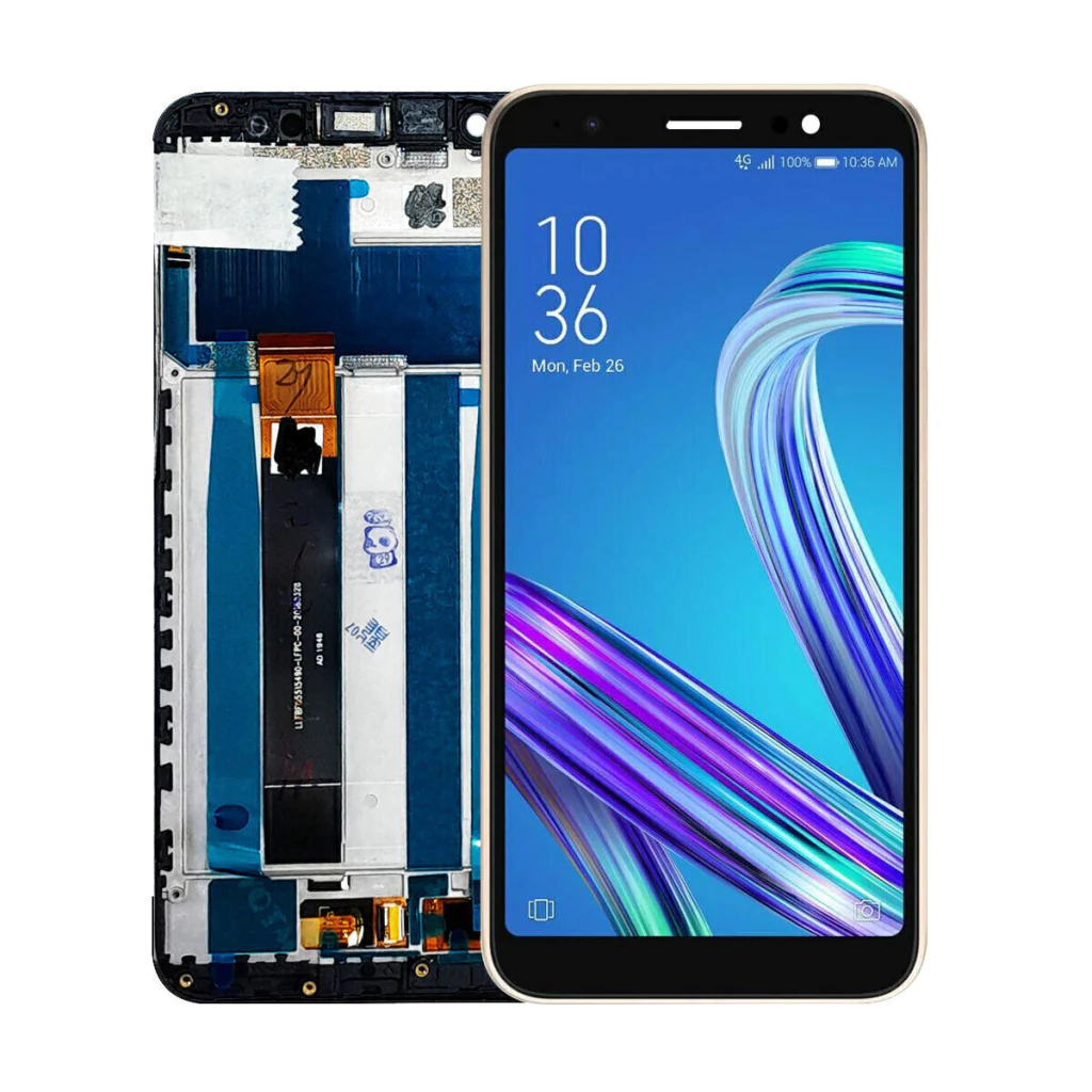 Tela Display Frontal para Asus Zenfone Live L1 ZA550KL Com Aro