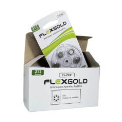 Bateria para uso em aparelho auditivo modelo 312 X-Cell mod. FX-PR41 - imagem 2