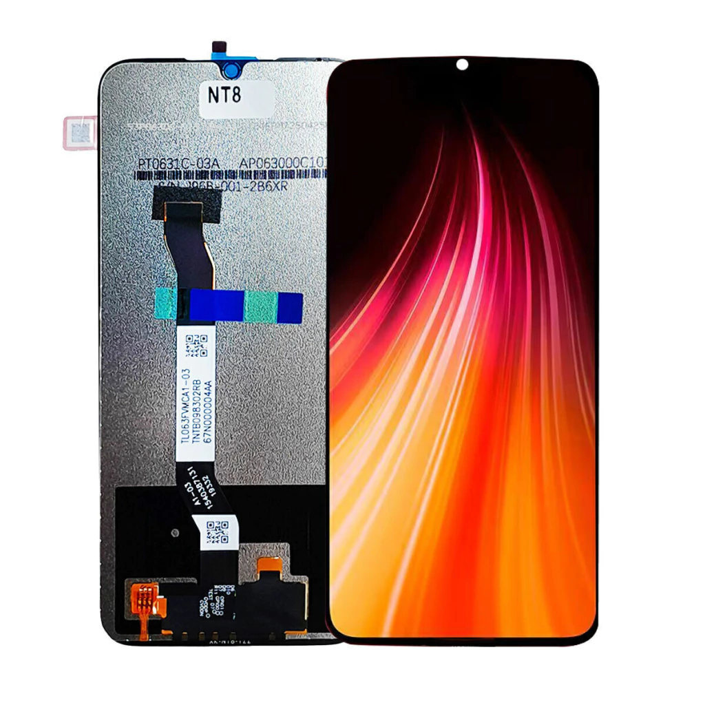 Tela Display Frontal para Xiaomi Redmi Note 8 Sem Aro