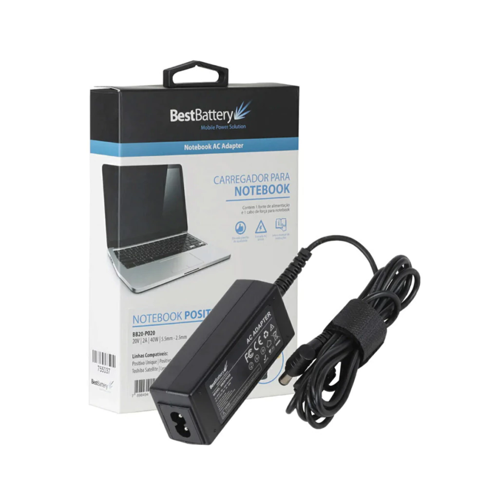 Fonte carregador para Compaq Presario CQ17 40w - BestBattery