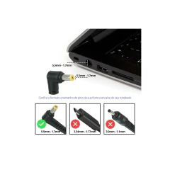 Fonte carregador para Acer Aspire A315 / E1-471 / 5750 90W - BestBattery - imagem 4