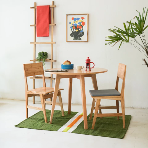 mesa escandinava redonda paraíso - comprar online