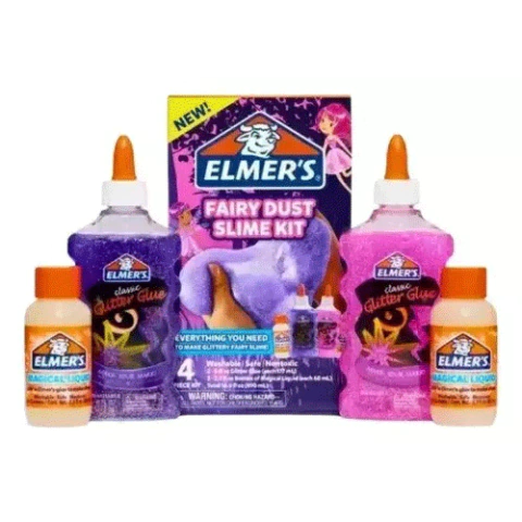 Kit Elmer's Slime Brillo De Hadas X 4 Unidades En Caja - comprar online