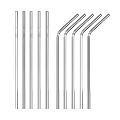 Set x10 Sorbetes curvos y rectos (acero inoxidable) - comprar online