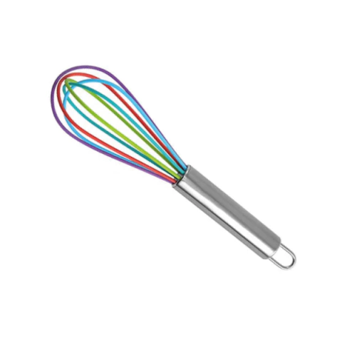 Batidor De Mano Chico Silicona Metal Multicolor - comprar online