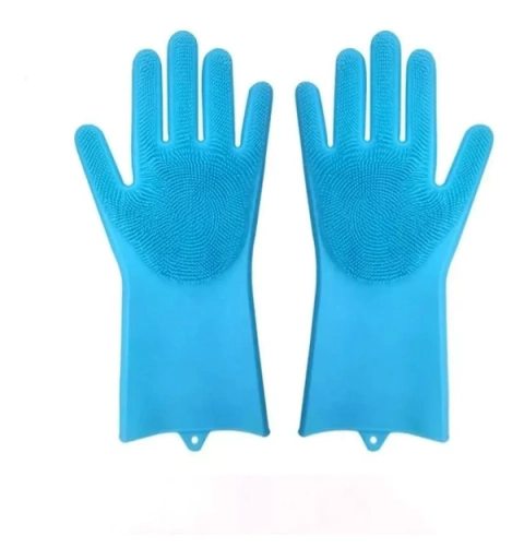 Guantes de silicona esponja/lavaplatos/mascotas - comprar online