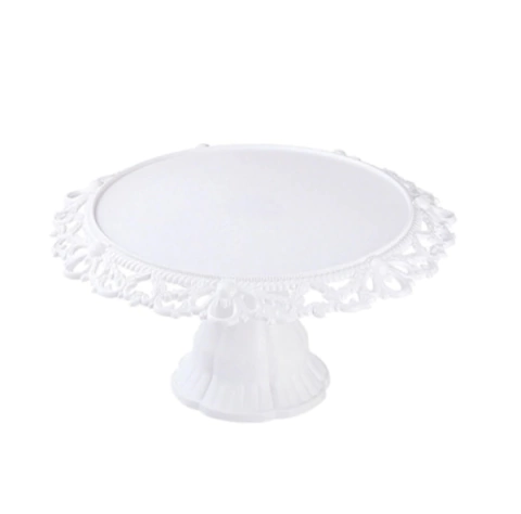 Posa Torta Con Pie- Bandeja Deco Candy Alzada Con Guarda Ch. - comprar online