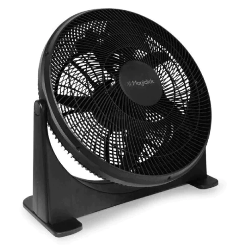 Ventilador Turbo Negro 5 Palas Plástica 20 De Diámetro 220v - comprar online