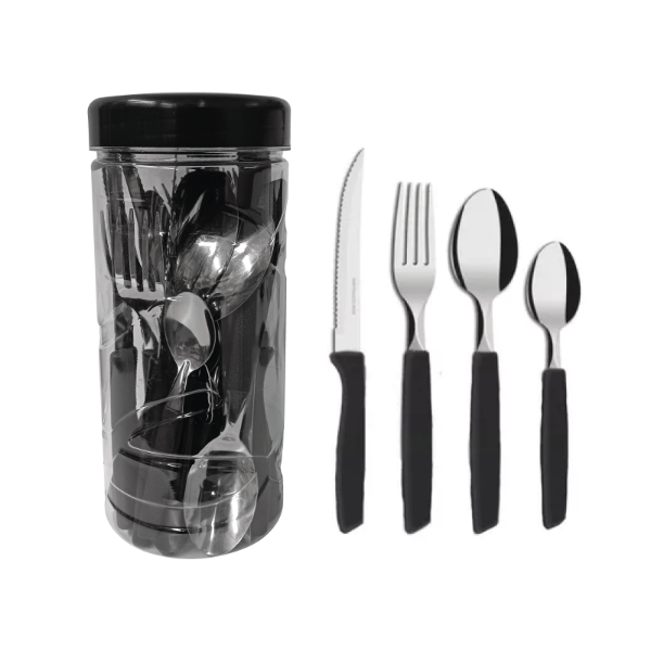 Set 24 cubiertos martinazzo cuchillo tenedor cucharas