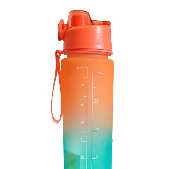 Botella motivacional y de tiempo 900ml - consultar colores
