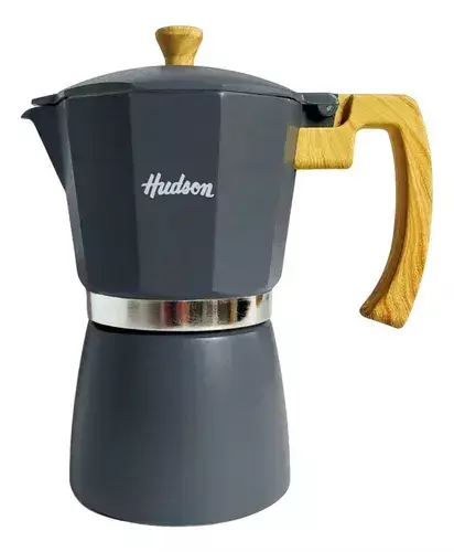 Cafetera Italiana Hudson 9 Tazas Espresso 490 Ml