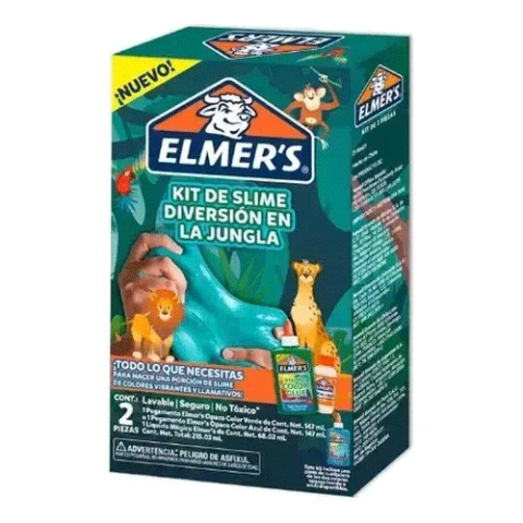 Elmer's Kit De Slime Diversión En La Jungla 2 Piezas En Caja - comprar online