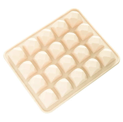 Molde Silicona Para Bombones Diamante -hielos- Jabón -vela - comprar online