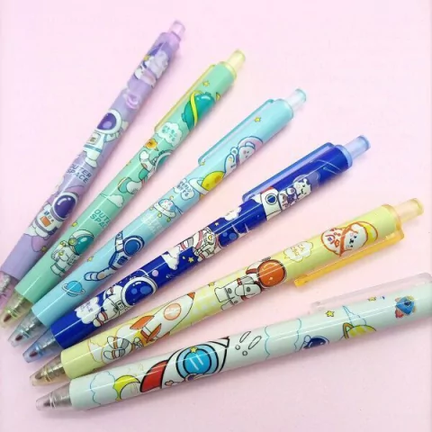 Pack De Lapiceras Borrables X 6 Astronautas Vacas Espacio - comprar online