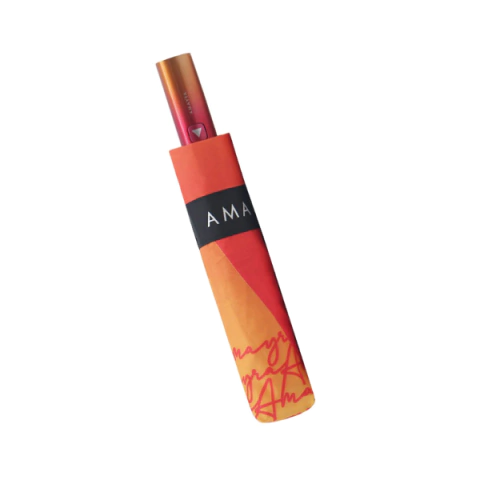 Paraguas Estampado Semiautomático Amayra Antiviento Corto - comprar online