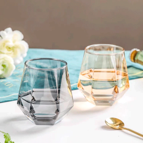 Set de Vaso Hexagonal 350ml X 6 Unidades. - - comprar online