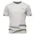 Imagem do Aiopeaon masculino cor sólida desportivo o-pescoço camiseta casual