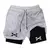 Novo shorts de corrida masculino esportivo shorts 2 em 1 secagem rápida na internet