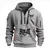 Moletom casual com capuz jumper outono e inverno