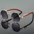 Óculos de sol redondos vintage masculino - loja online