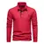 Camiseta manga longa Polo bordado de cervos para homens, camisas monocromáticas na internet