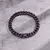 Imagem do Vnox-Cubano Pulseiras Cadeia para Homens, Aço Inoxidável Preto, Miami Curb Lin