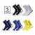 5 pares de Meias esportivas cano médio masculinas - loja online