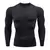 Camiseta esportiva justa masculina, alta estiramento, secagem rápida, estampada