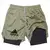 Short masculino fitness treinamento 2 em 1